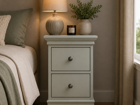 Bordeaux 2 Drawer Bedside (Display Model)