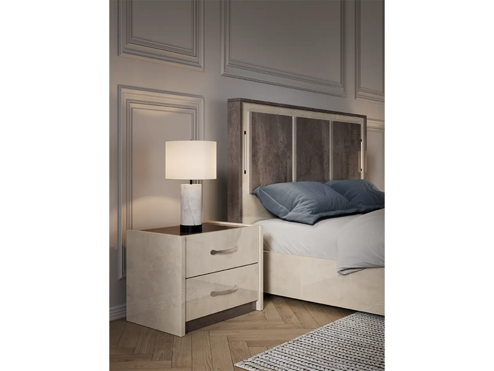Padua 2 Drawer Bedside - Image 3