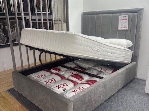 Dutchess 4'6 Ottoman Bed Frame (Display Model Reduced to Clear)