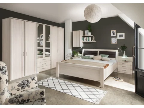 Wiemann Luxor 6 Door 2 Mirror 3 Drawer Wardrobe