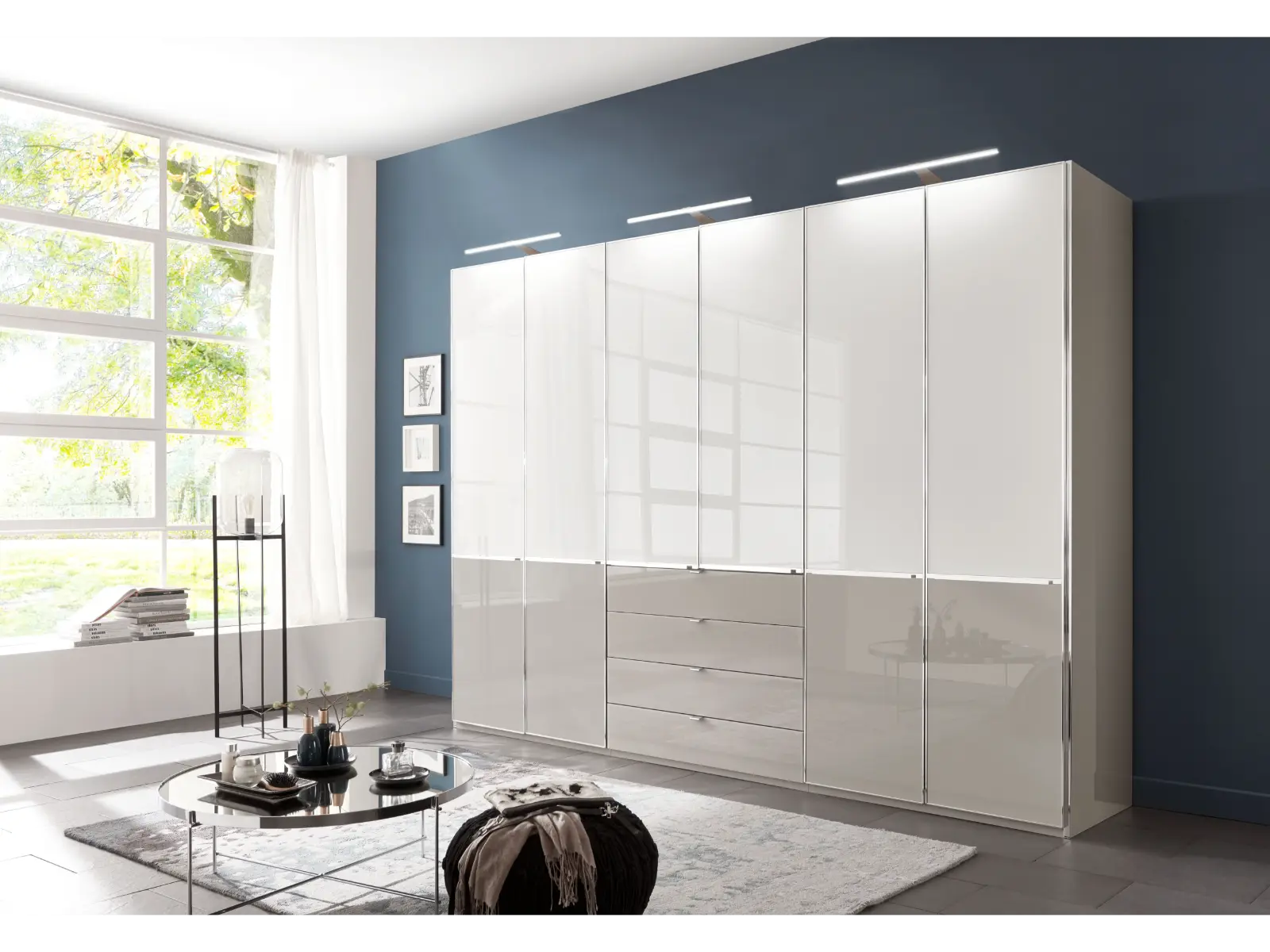 Wiemann Shanghai 6 Door 4 Drawer Combi Wardrobe - Image 2