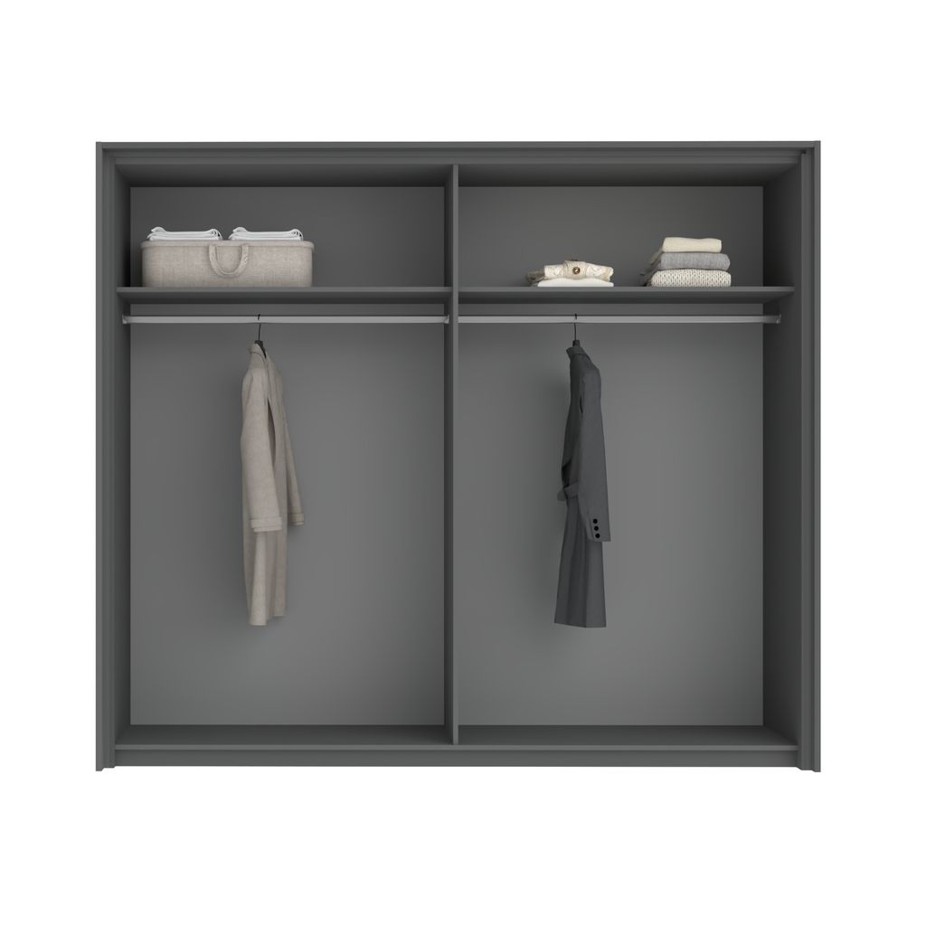 Soho 188cm 2 Door Sliding Wardrobe - Image 5
