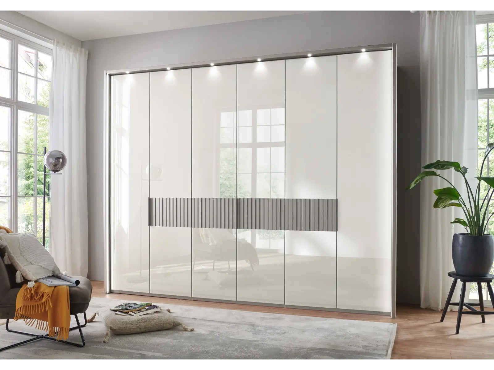 Wiemann Ventura 300cm 6 Door Wardrobe - Image 2