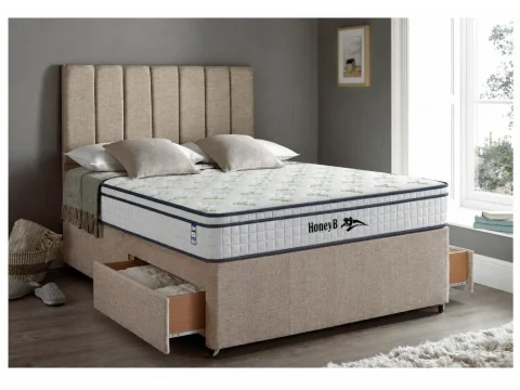 Bamboo Divan Set Inlcudes 2 Drawers (EXCLUDING HEADBOARD)